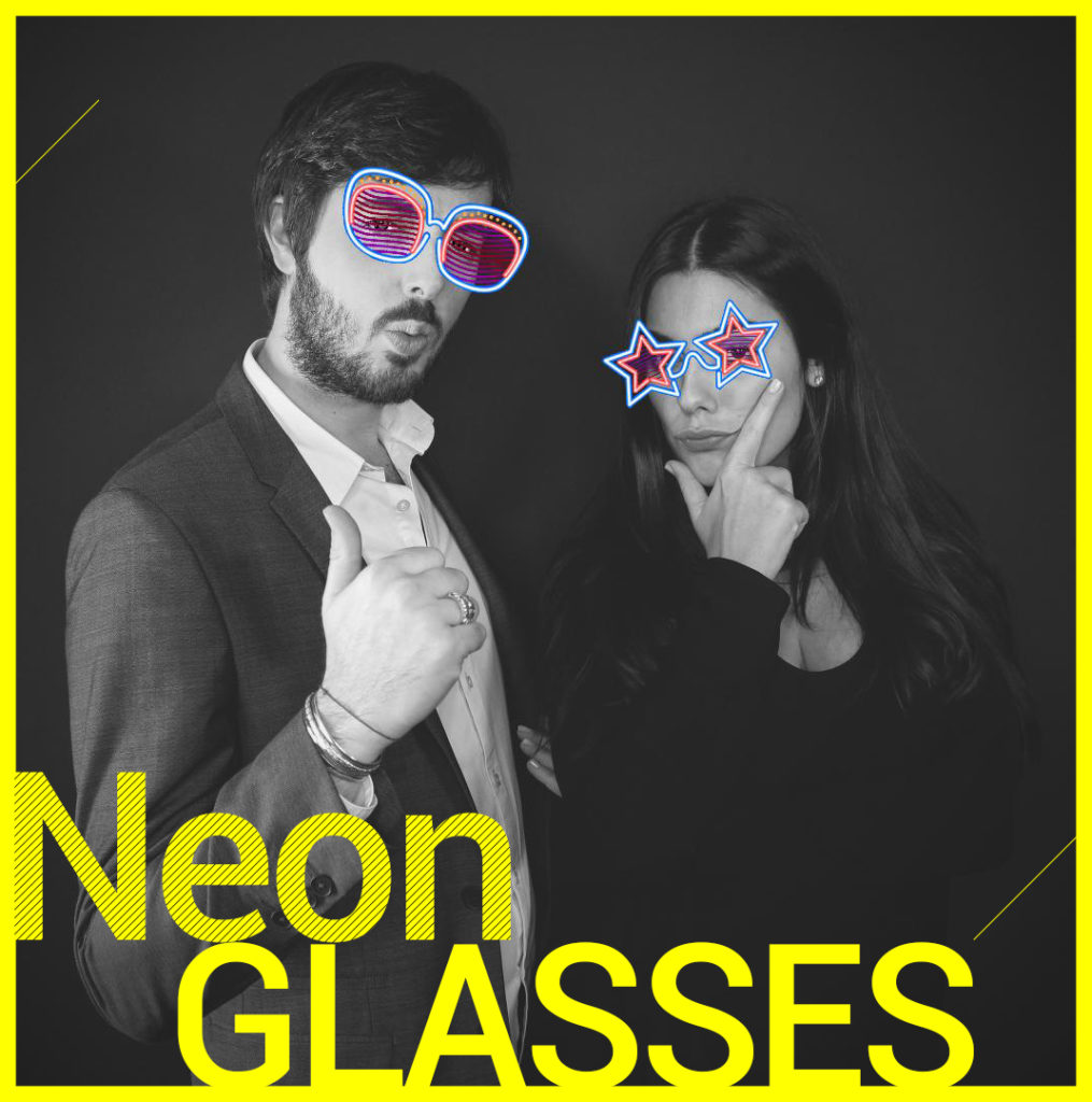 Photobooth Snapchat VIPBOX - Neon Glasses
